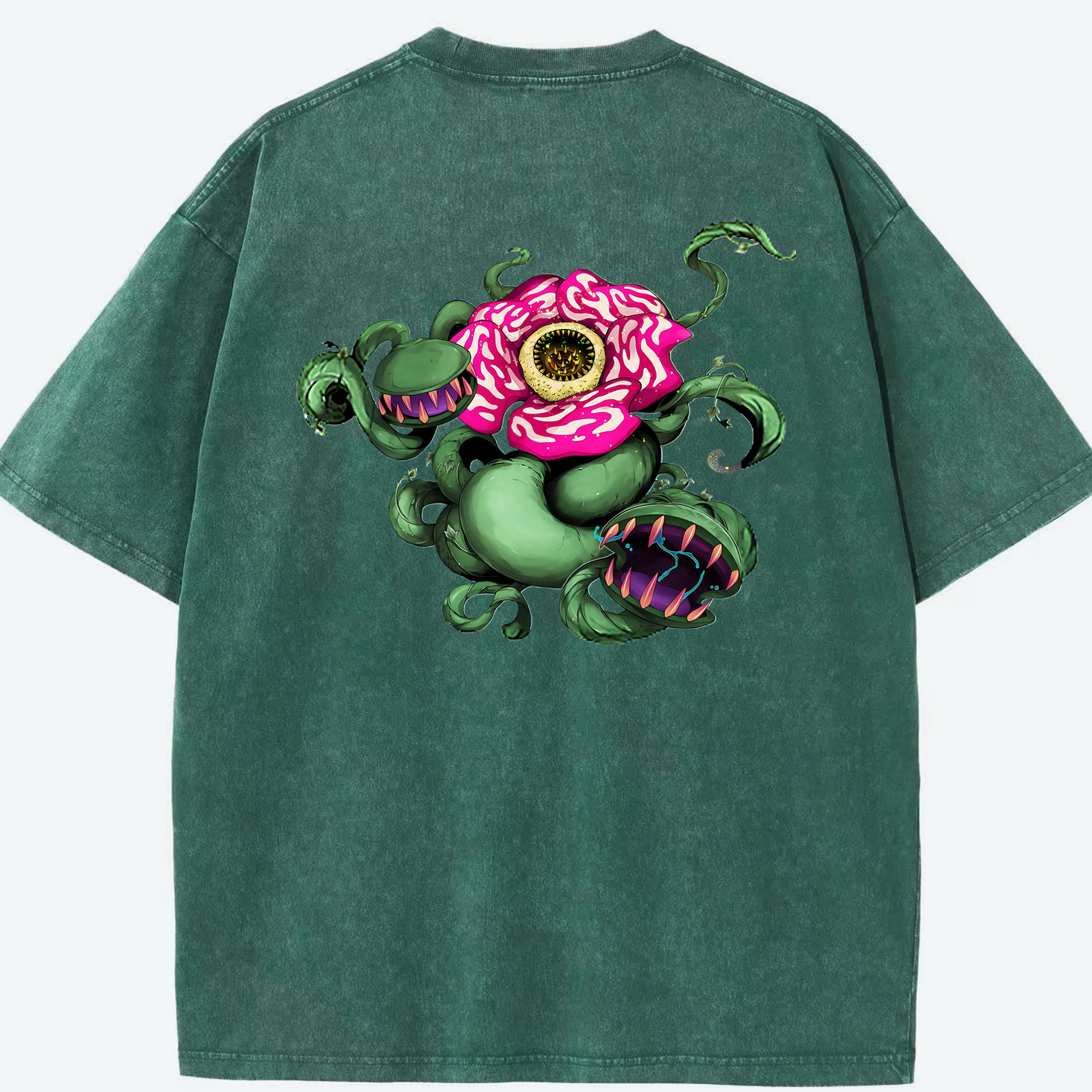 （画像用） 遊☆戯☆王 Yu-Gi-Oh! 綿100% ヴィンテージ風 半袖Tシャツ（背面プリント）